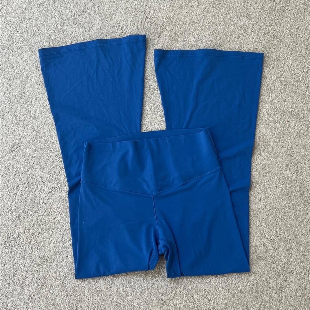 Aerie Vibrant Blue Active Leggings- size L - Picture 3 of 4
